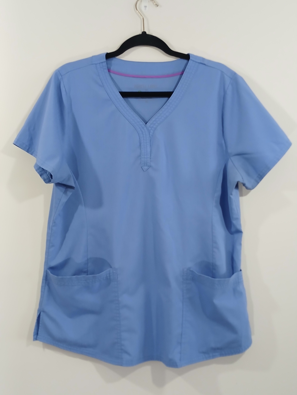 Purple Label by Healing Hands 3 Piece Scrub Set Light Blue L/XL - Picture 6 of 7